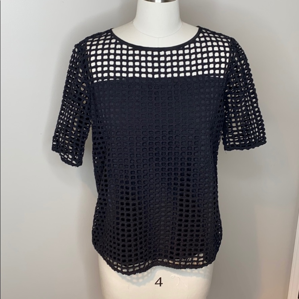 Megan Huntz Eyelet Top